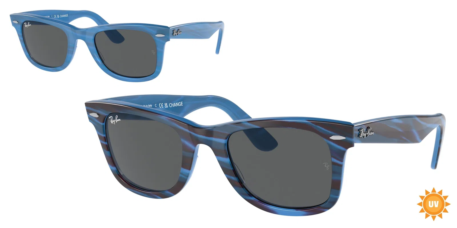 Ray-Ban Wayfarer 2140F Sunglasses - view 83